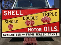 Original 6 x 3 Shell Embossed Sign