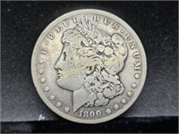 1890-CC U.S. MORGAN SILVER DOLLAR