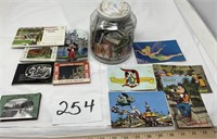 Collectible matchbook and souvenir cards
