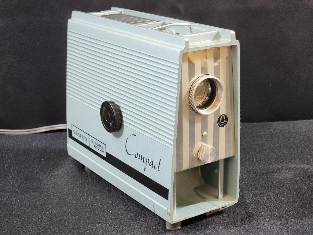 VINTAGE GRAFLEX COMPACT FILMSTRIP PROJECTOR