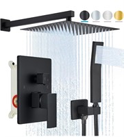 ($125) Ackwave Shower System Matte Black