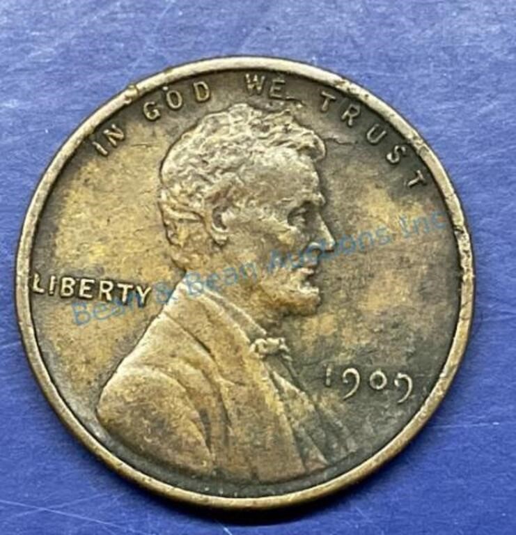 1909 VDB Lincoln cent