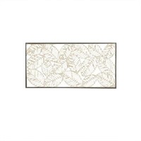$48 Paper Cloaked Leaves Unframed Wall Decor