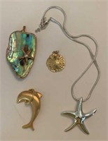 Lot of "Ocean" Themed Costume Jewelry
