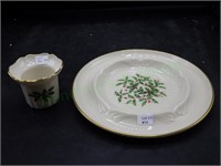 Vintage Lenox Holiday Ashtray & Tea Candle Holder