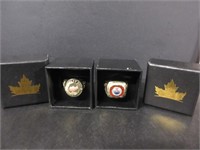 2 MOLSON CANADIAN STANLEY CUP RINGS
