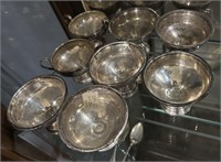 Weighted Sterling Dessert Cups