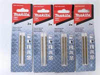 NEW Makita 7/64" Titanium Drill Bits (x4)
