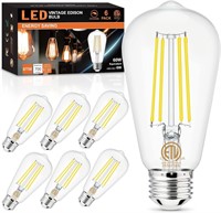 NEW 6PK Edison LED 60W Bulbs Dimmable