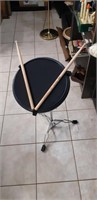 Drum Practice set with drumsticks