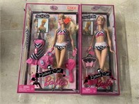 Two Bathing Suit Barbie Dolls - New in Box