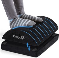 ComfiLife Ergo Foot Rest  Adjustable  Black