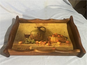 Vintage Wooden Tray