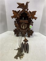 VINTAGE  CUCKOO CLOCK EDELWEISS SWISS MUSICAL