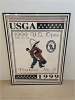 1999 US Open Poster Framed