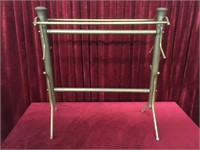 Vintage Brass Quilt Rack