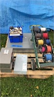 Pallet of electrical equipment