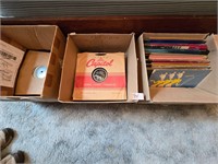 3 boxes of Records