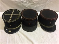 LOT OF 3 CORPORAL HATS