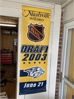 STADIUM SIGN NASHVILLE WELCOMES NHL DRAFT 2003