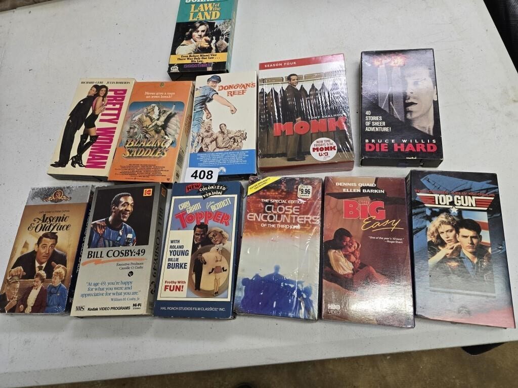 Vintage VHS Movie Lot - some factory sealed