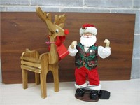Reindeer & Santa Decor