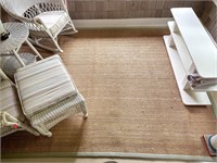 Jute Style Wool Beige Area Rug #2