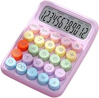 RUNZON Colorful Calculator,Typewriter-Inspired