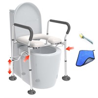 NexusSmash Raised Toilet Seat with Handles up to 4