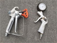 LOT OF 2 PAINT SPRAY GUN