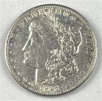 1921-D Morgan Silver Dollar, US $1 Coin