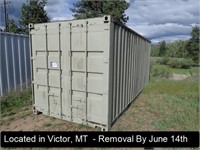 20' SHIPPING CONTAINER (REMOVAL BY APPOINTMENT