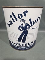 SAILOR BOY BRAND 1 GALLON OYSTER CAN
