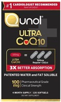 $38.40 Qunol Ultra CoQ10 100mg (180 Softgels)