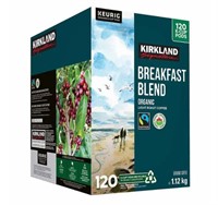 120-Pk Kirkland Signature Organic Breakfast Blend