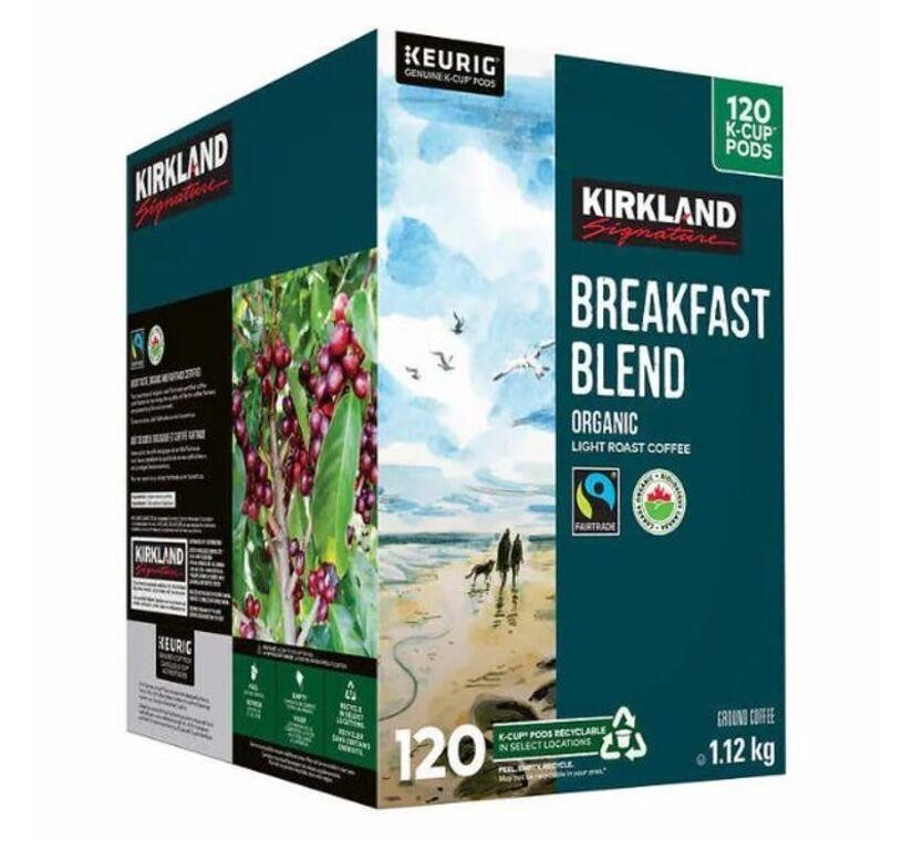 120-Pk Kirkland Signature Organic Breakfast Blend