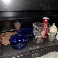 Lot of Glassware -+ Bottom Center of Cabinet