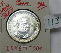 1946 Silver Booker T. Half Dollar