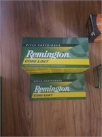 3 full boxes and 1 partial box of Remington