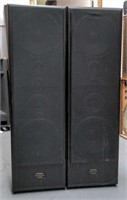 Pair of pioneer CS J925B speakers 13"x12"x43"