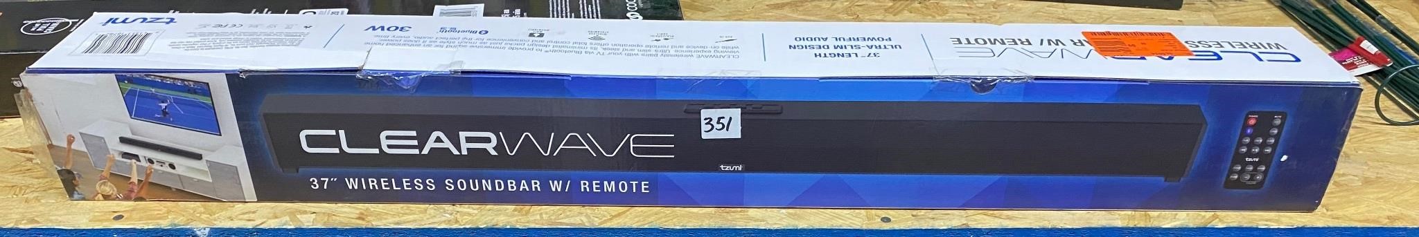 Clearwave 27" Wireless Sounder w/ Remote