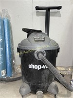 Shop vac 14 gal, wet/dry with attachments, Stone