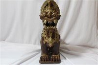 A Pottery Foo Dog