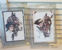 F5) Horse (tile-like) post card
