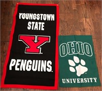 J - YOUNGSTOWN STATE & OHIO UNIVERSITY BANNERS
