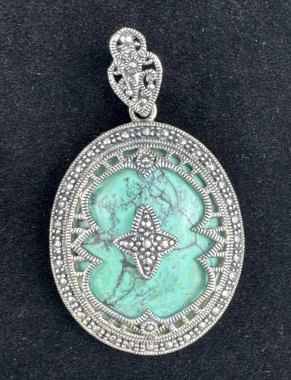925 Silver Turquoise Pendant