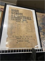 high school basketball valders Wisconsin schedule
