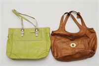 Two Original COACH Handbags.