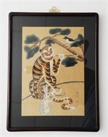 Korean Painting of Tiger & Rabbit