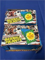 (2) 1983 TOPPS BASEBALL FOLDOUT BOXES - UNOPENED